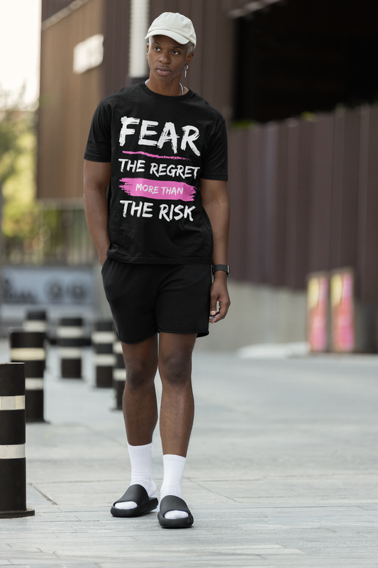 Fear Regret More Than Risk; Express Delivery available.